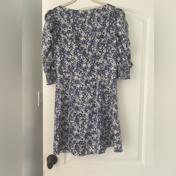 Cinq à Sept Blue and White Mini Dress - Picture 6 of 8